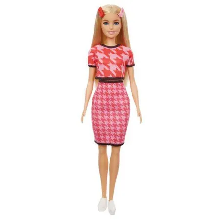 Barbie Fashionistas Puppe im Hahnentritt-Top/ Rock