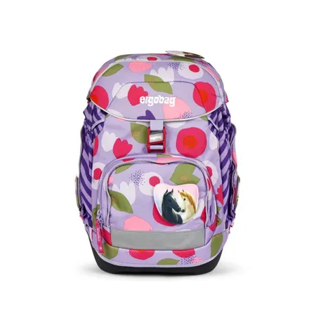 ergobag PACK Schulrucksack-Set BlütenzauBär, 6-teilig