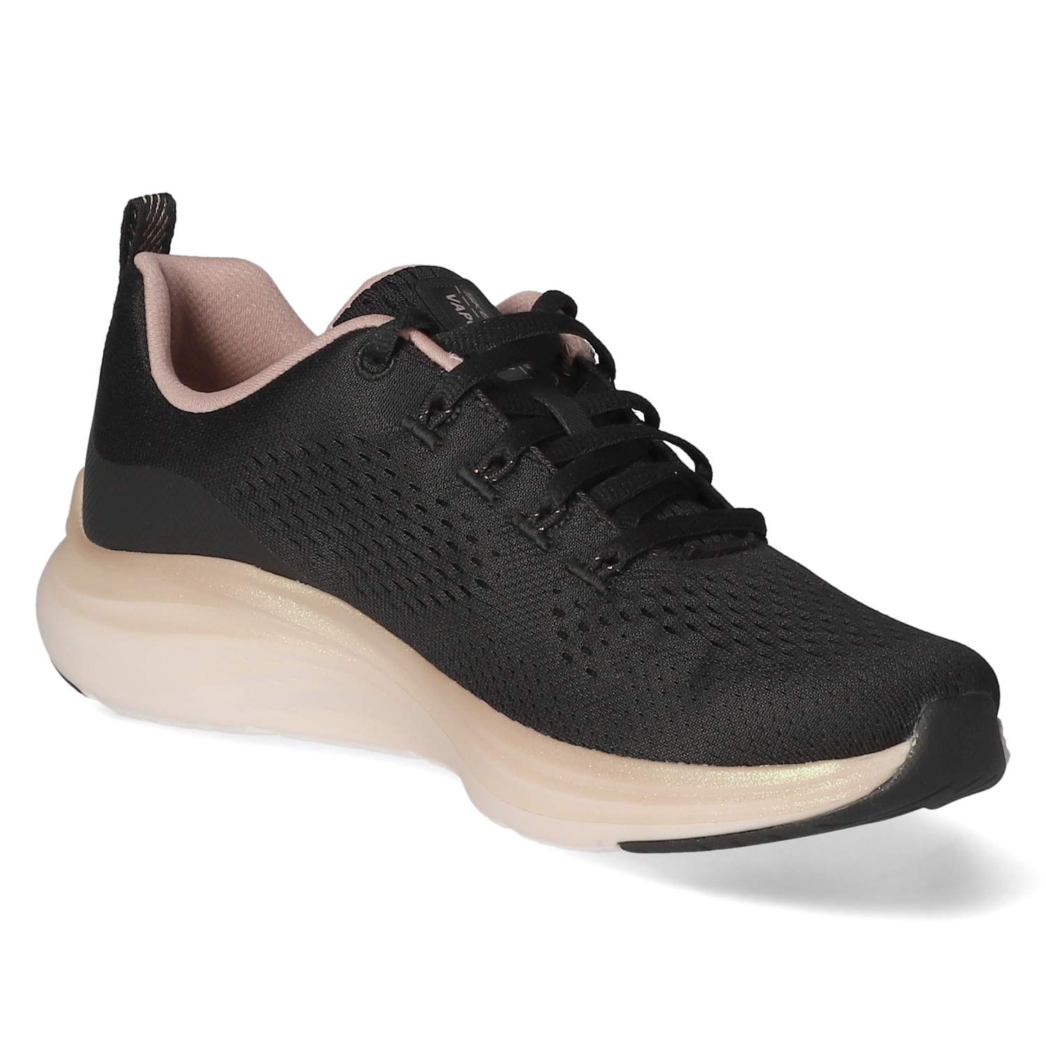 Skechers Low Sneaker MIDNIGHT GLIMMER - schwarz/rose gold