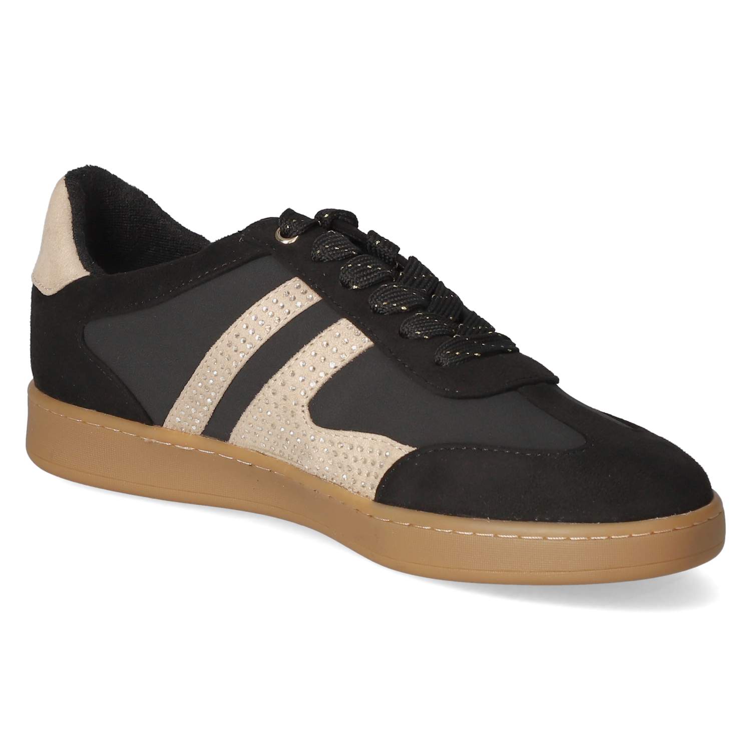 La Strada Low Sneaker - black/beige