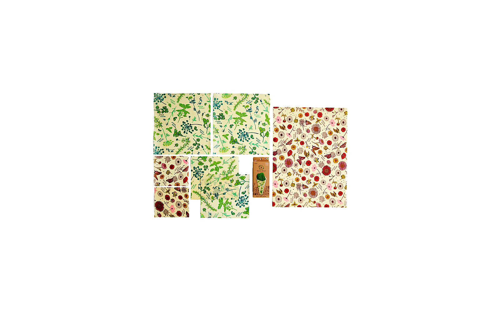 Bees Wrap Bienenwachstuch Variety Pack Remix
