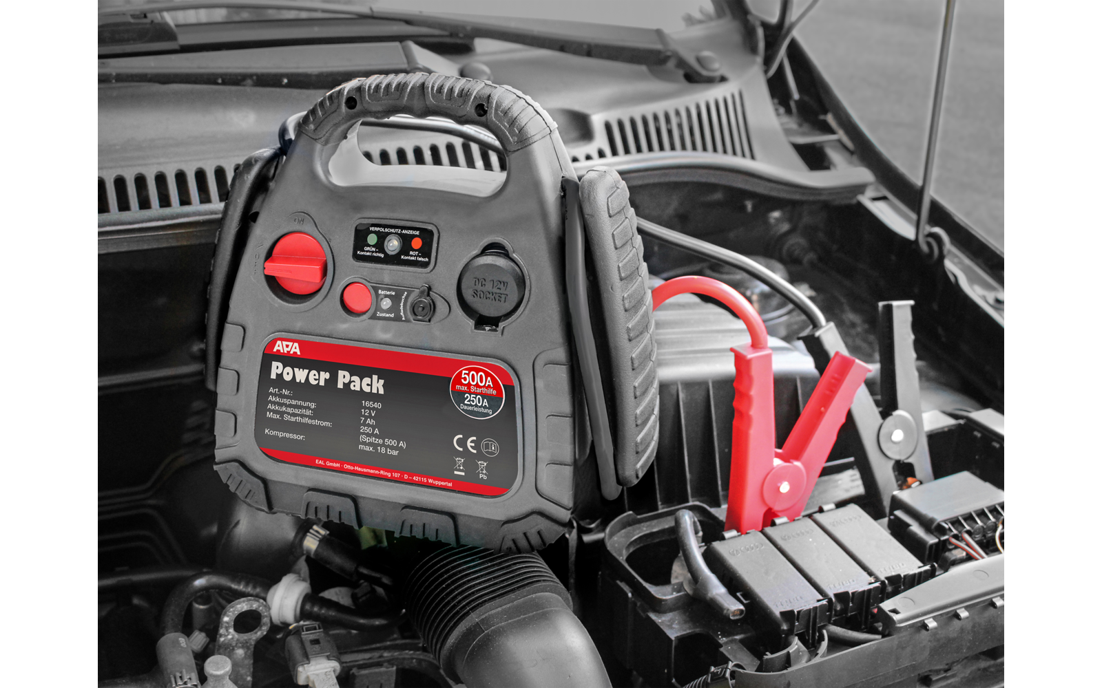 Apa Powerpack mit Kompressor 12 V