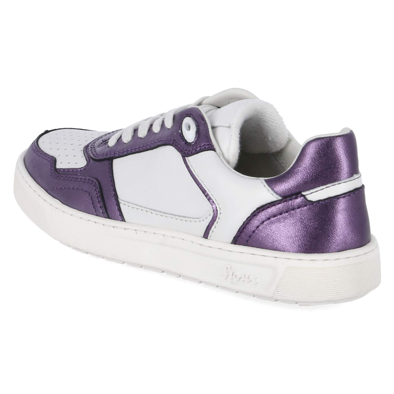 Sioux Maite x Sioux-Sneaker, Farbauswahl: Weiß/Lila - lila/snow