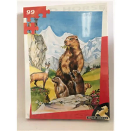 Wild Horse Puzzle - Biberfamilie, 99 Teile
