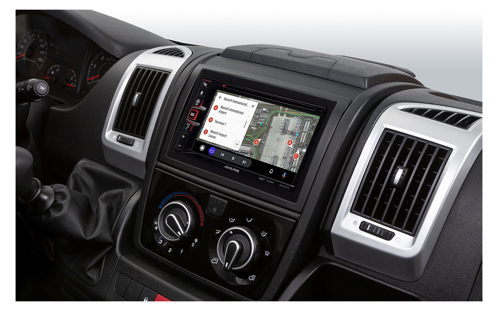 Alpine INE-W611DC Navigationssystem 6,5 Zoll für Fiat Ducato