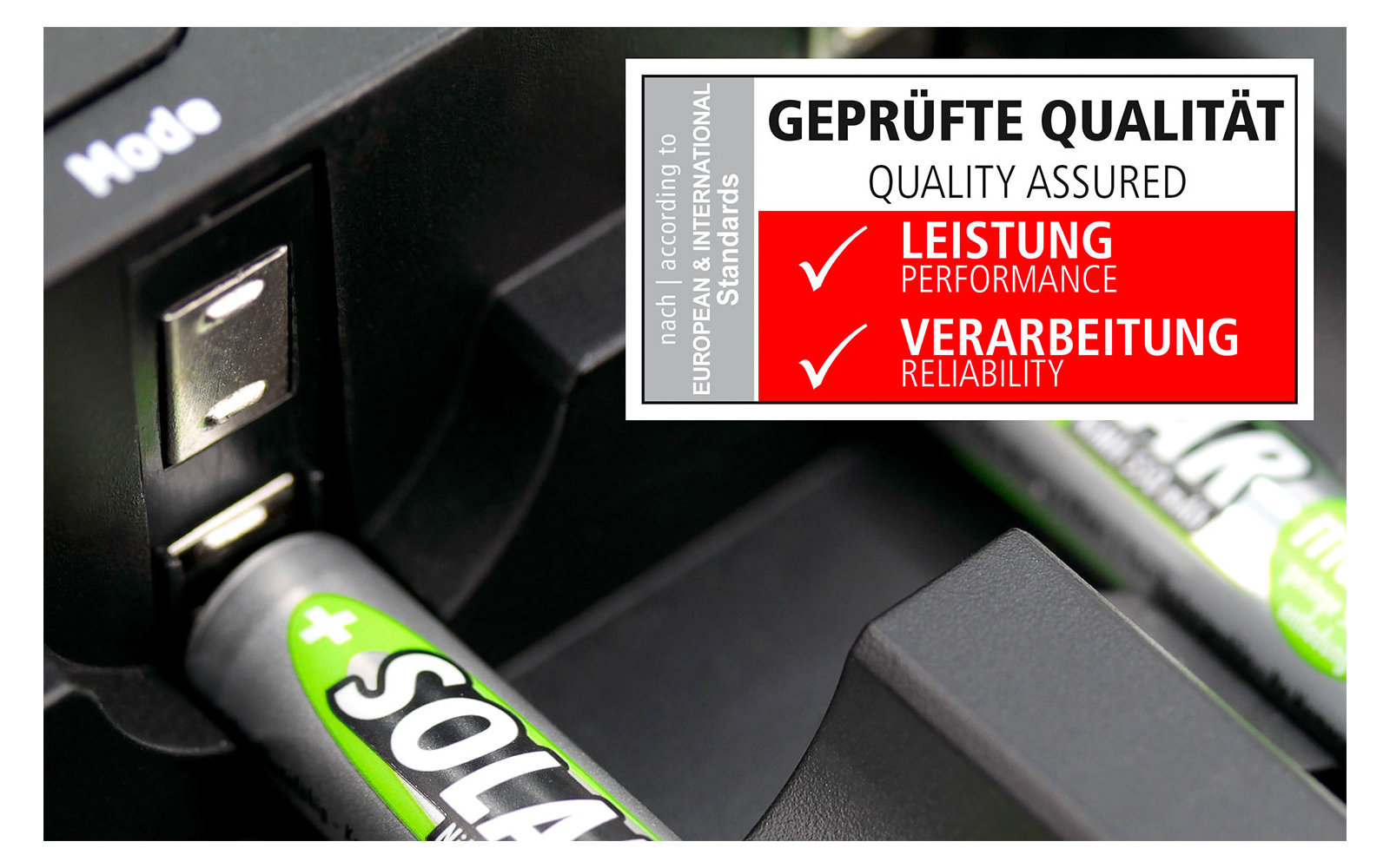 Ansmann Solar Micro AAA 1,2 V / 550 mAh NiMH Akkubatterie Wiederaufladbar (2er Pack)