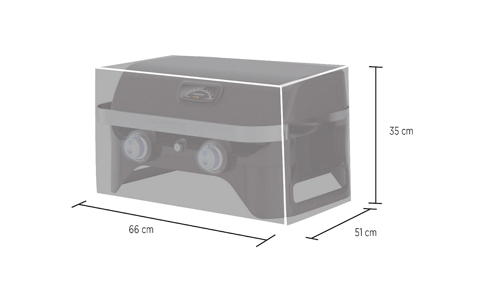 Campingaz BBQ Premium Abdeckhaube für Grill Attitude