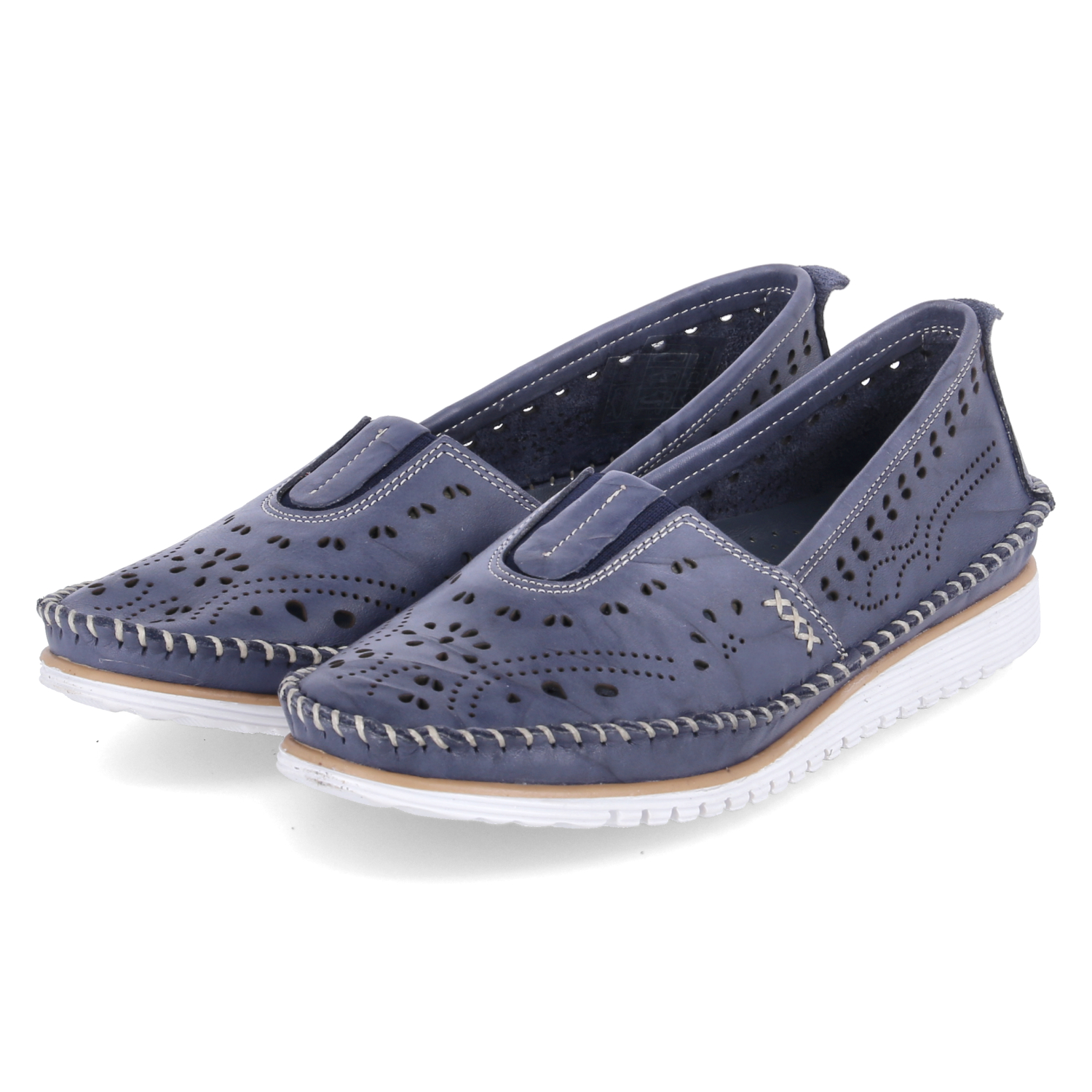 Andrea Conti Mokassins - d.blau