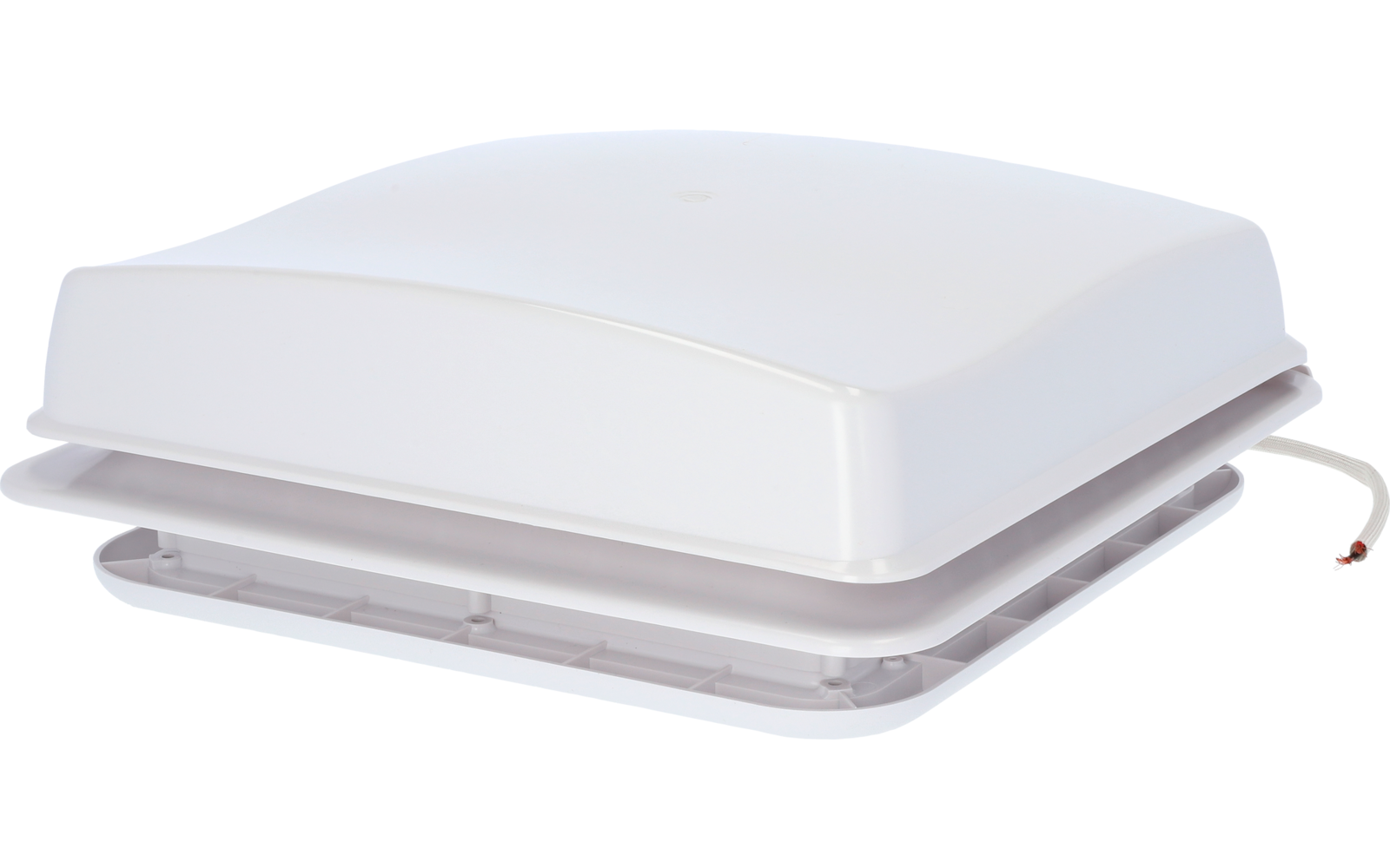 Berger Turbo Vent Dachhaube mit Ventilator 28 x 28 cm 12 V transparent