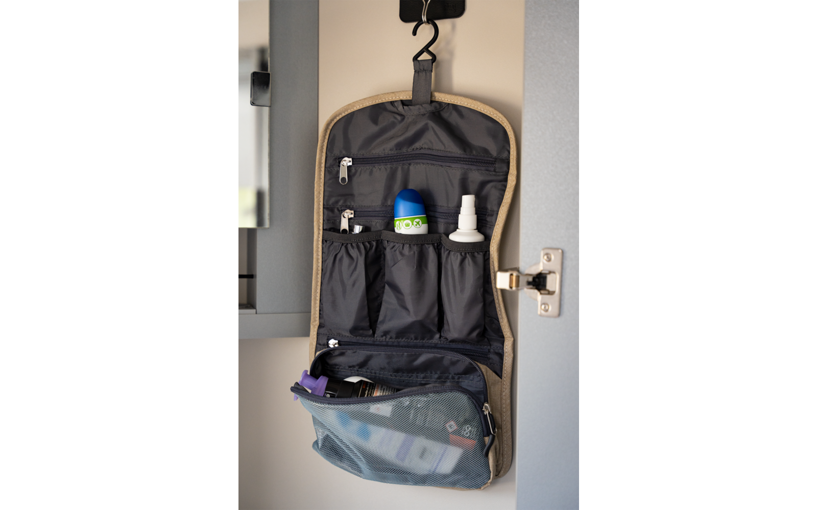Berger Washbag faltbar blau