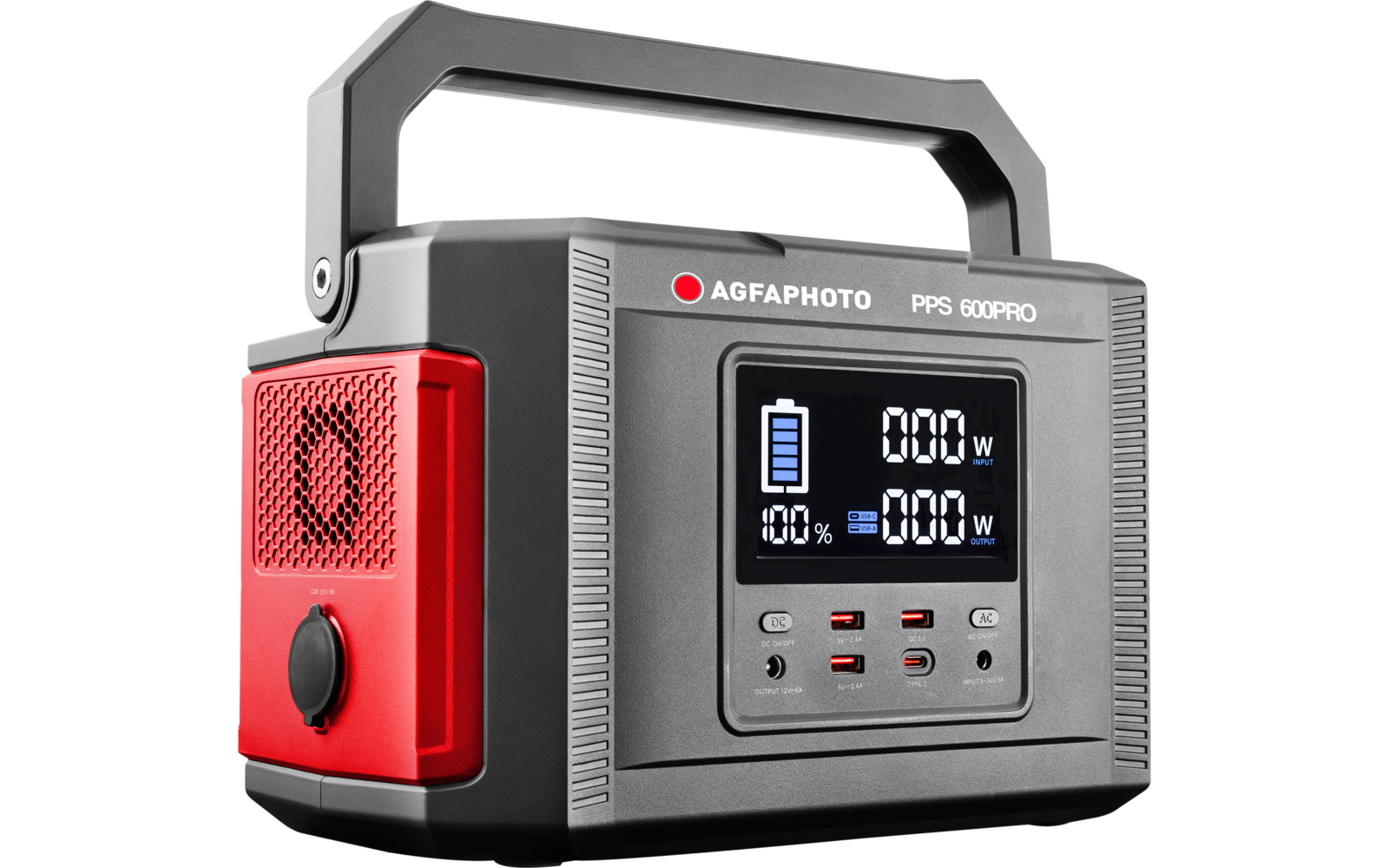 AgfaPhoto Powercube  600 Pro (DE / Typ F) mobile Steckdose