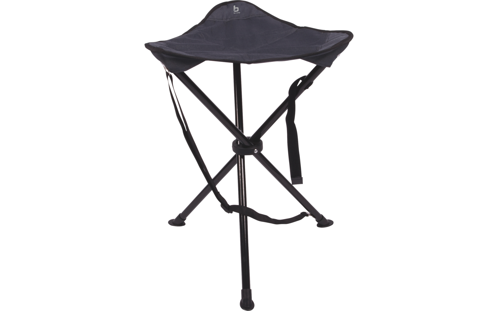 Bo-Camp 3- beiniger Campinghocker Deluxe Anthrazit