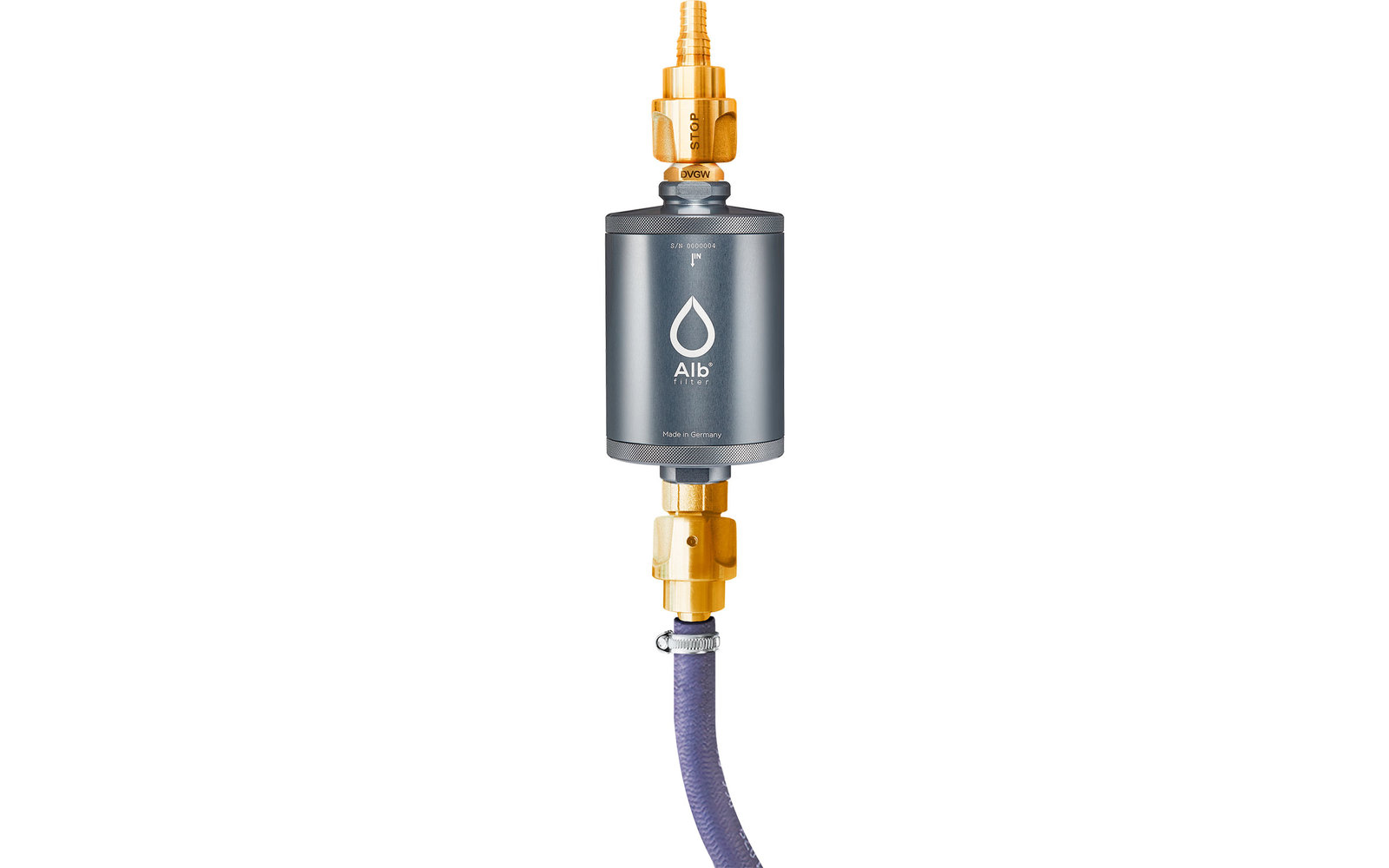 Alb Filter® TRAVEL Active Trinkwasserfilter - Festeinbau - Mit GEKA Anschluss - Blau