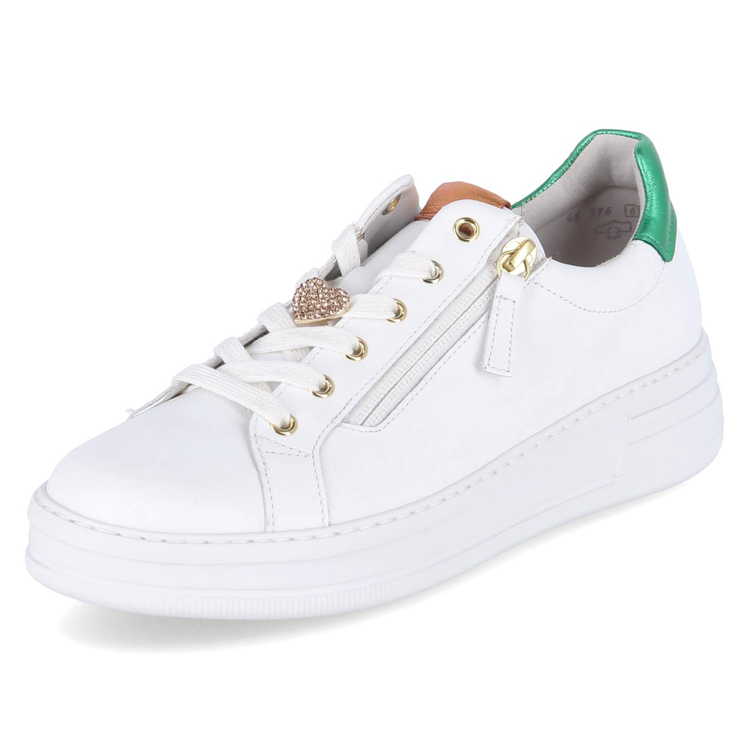 Gabor Low Sneaker - weis/verd/apri(go)