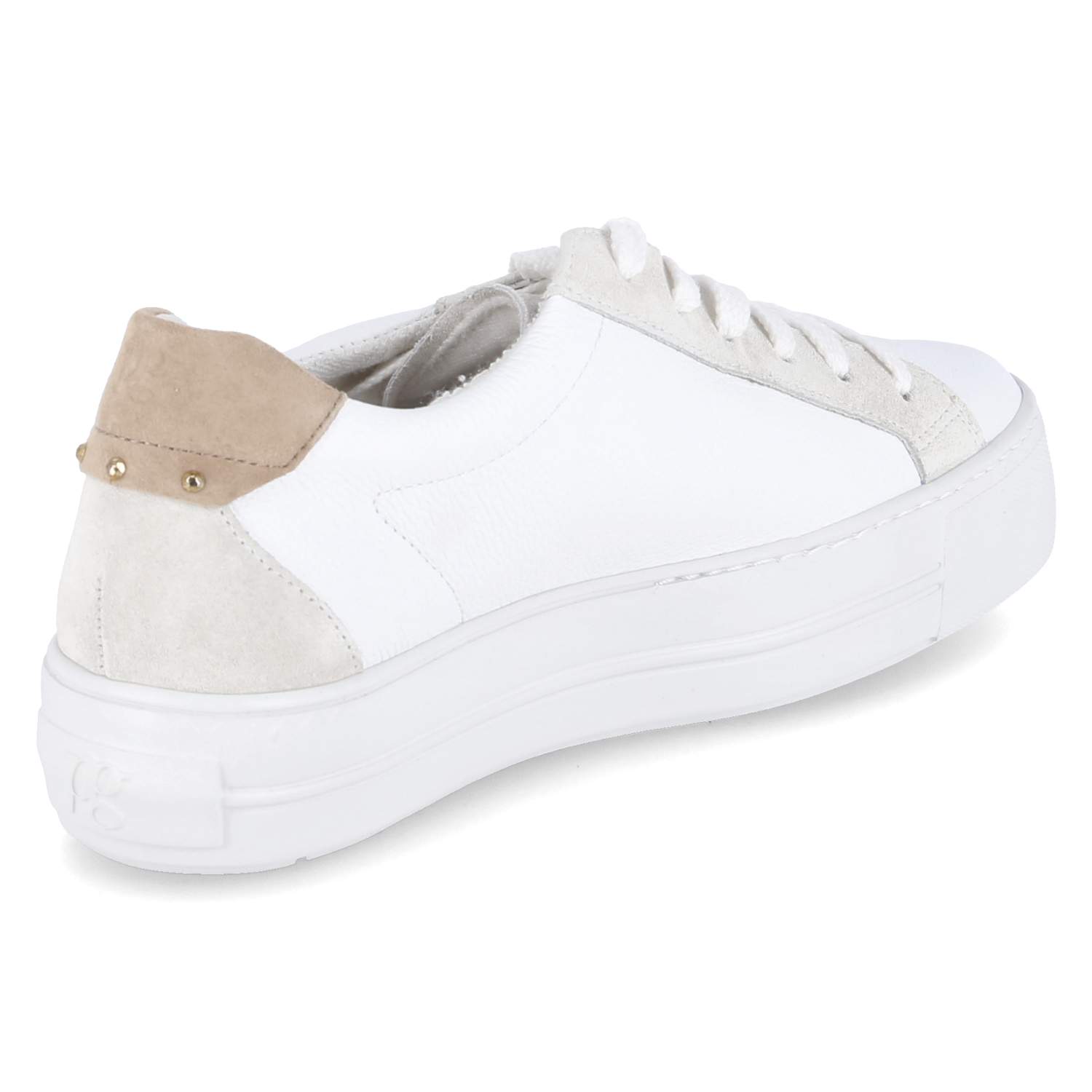 Paul Green Low Sneaker - white/sand
