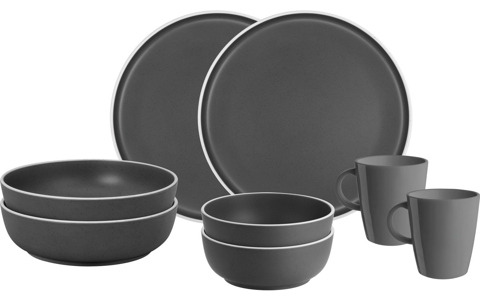 Brunner Set tête-à-tête Dolomit 8 Stk Grau