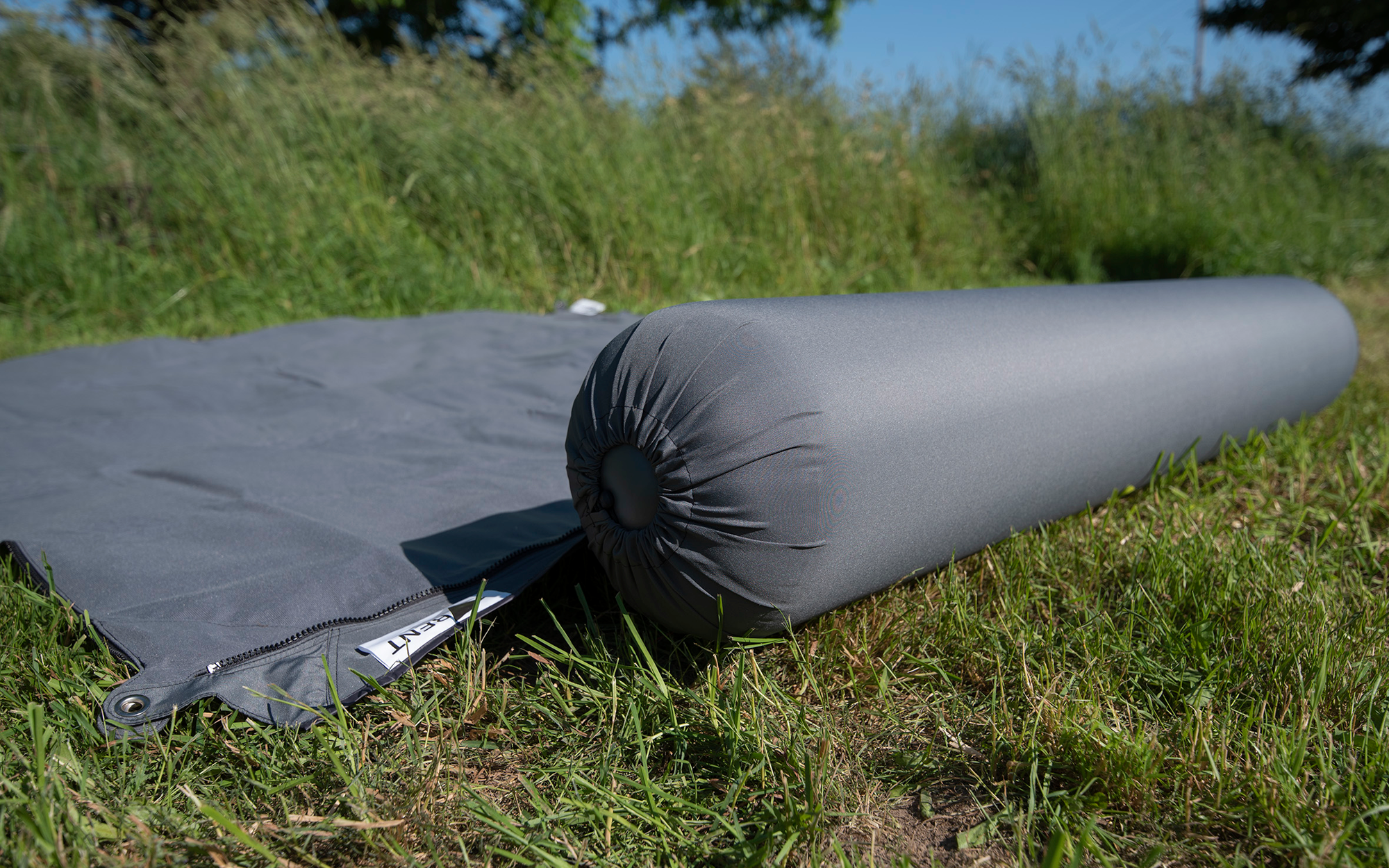 Bent Kissenrolle Zip-XL Lounger steel grey