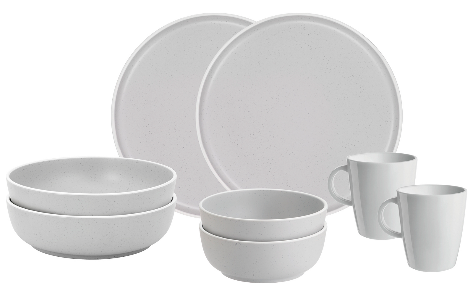 Brunner Set tête-à-tête Dolomit 8 Stk Weiß