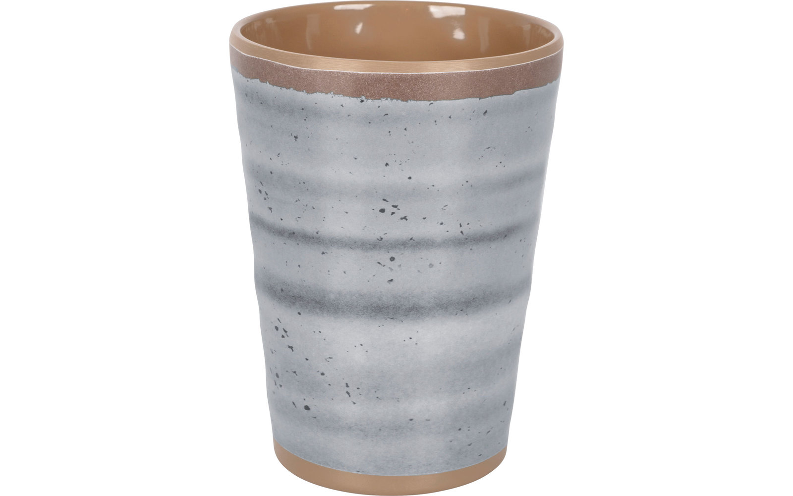 Bo-Camp Melamin Becher Set 4 teilig beige/braun