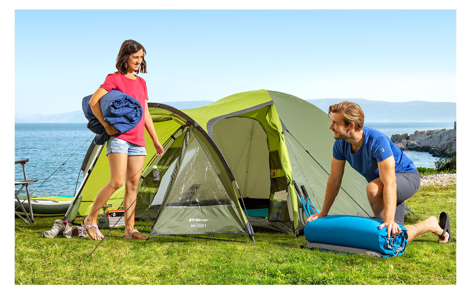 Berger Easy Rock 3 Kuppelzelt für 3 Personen