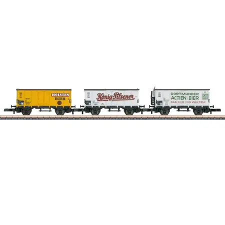 Märklin Bierwagen-Set, bestehend aus 3 verschiedenen Wagen