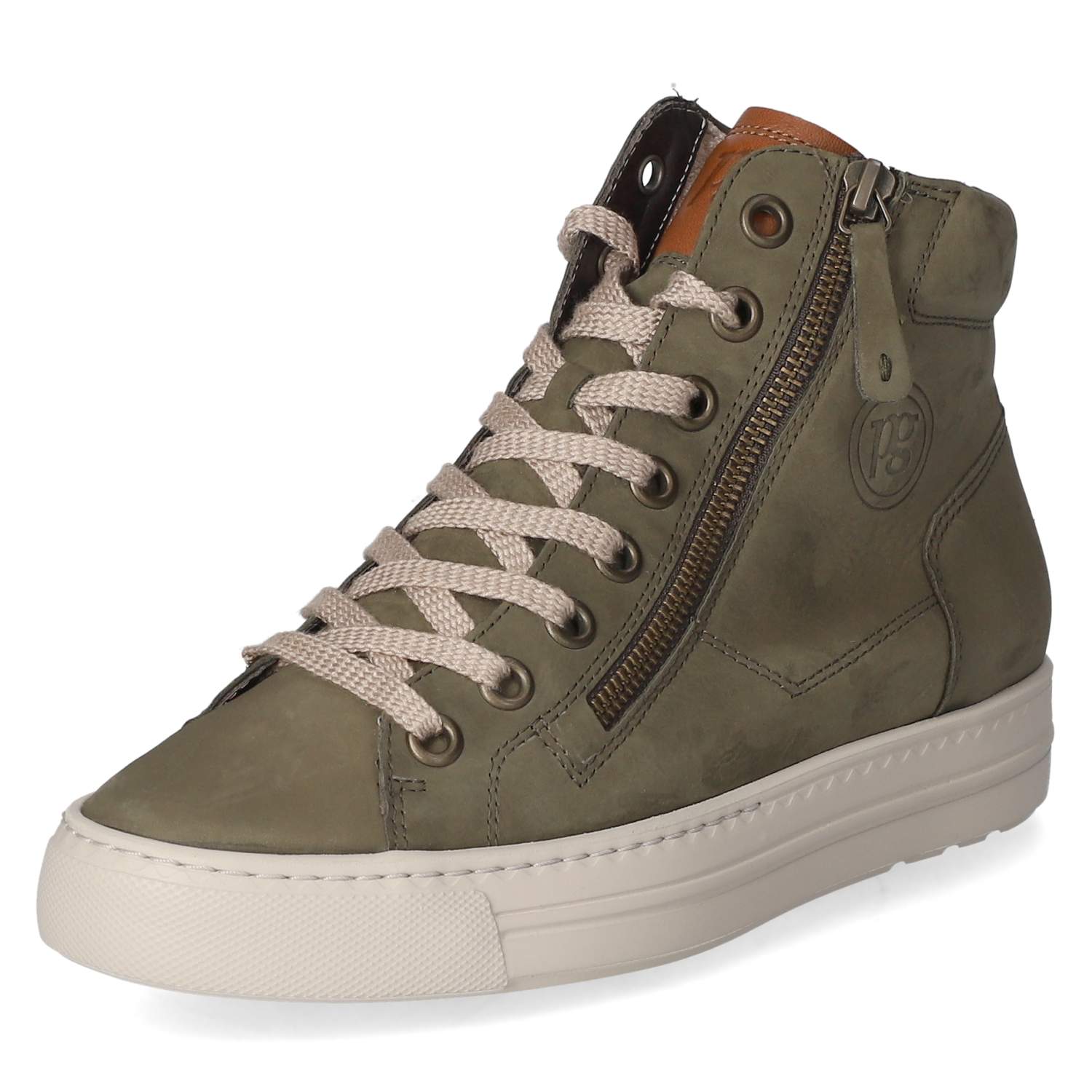 Paul Green High Sneaker - olive