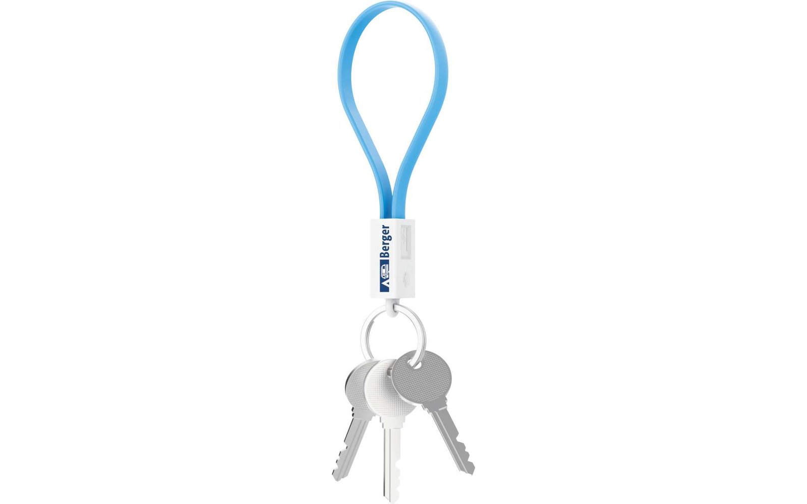 Berger Schlüsselanhänger Mini-Ladekabel USB zu Micro-USB