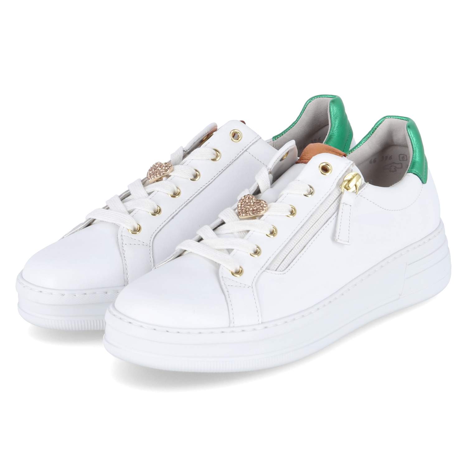 Gabor Low Sneaker - weis/verd/apri(go)