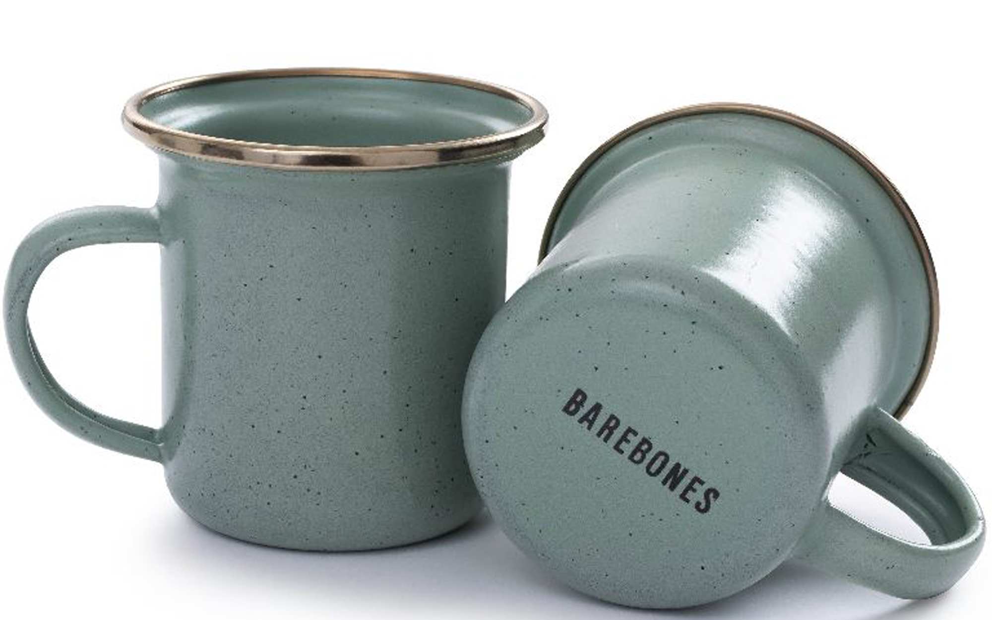Barebones Emaille Espressotassen-Set 2-tlg. Mint