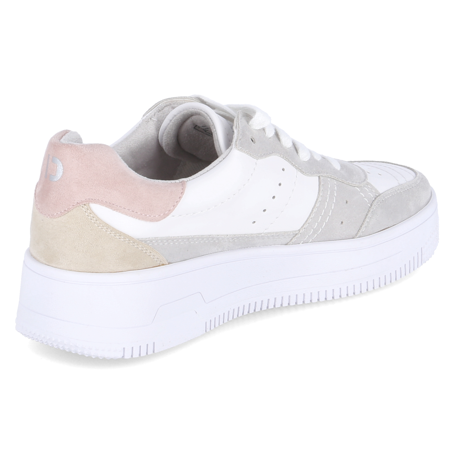 Tom Tailor Low Sneaker - white rose