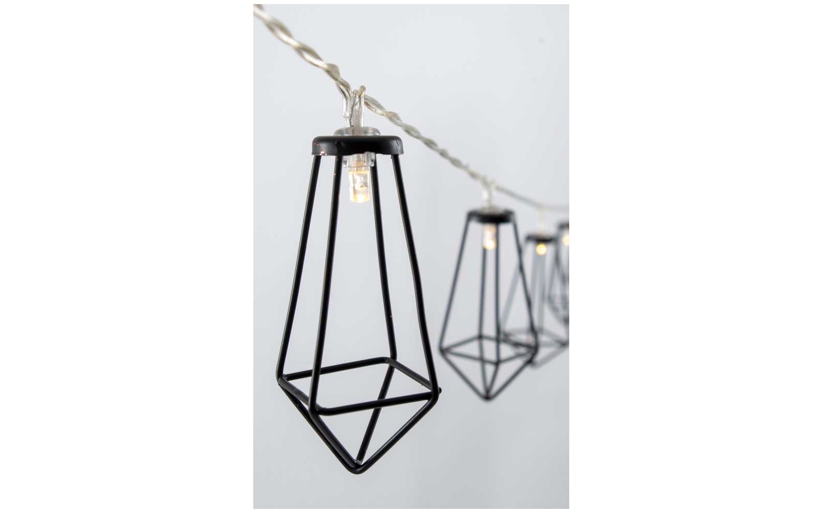 Bo-Camp Galvin batteriebetriebene LED Lichterkette Schwarz