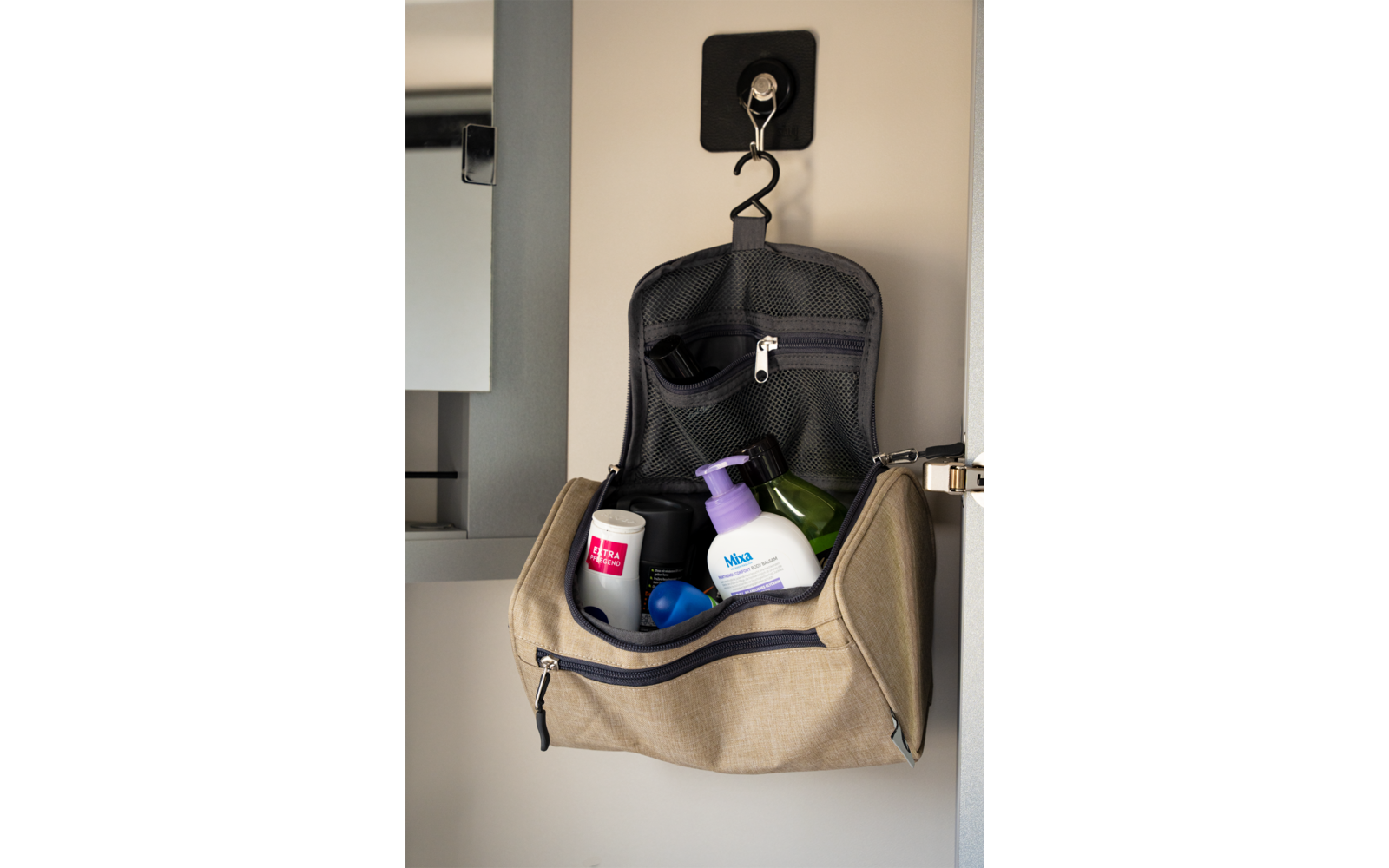 Berger Washbag premium beige