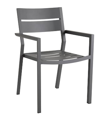 Brafab Stapelstuhl Garten DELIA AL 6er Set anthrazit