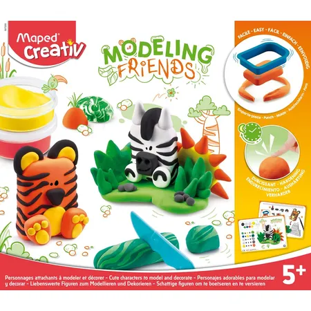 Maped Creativ Modellier-Set MODELING FRIENDS - Wild