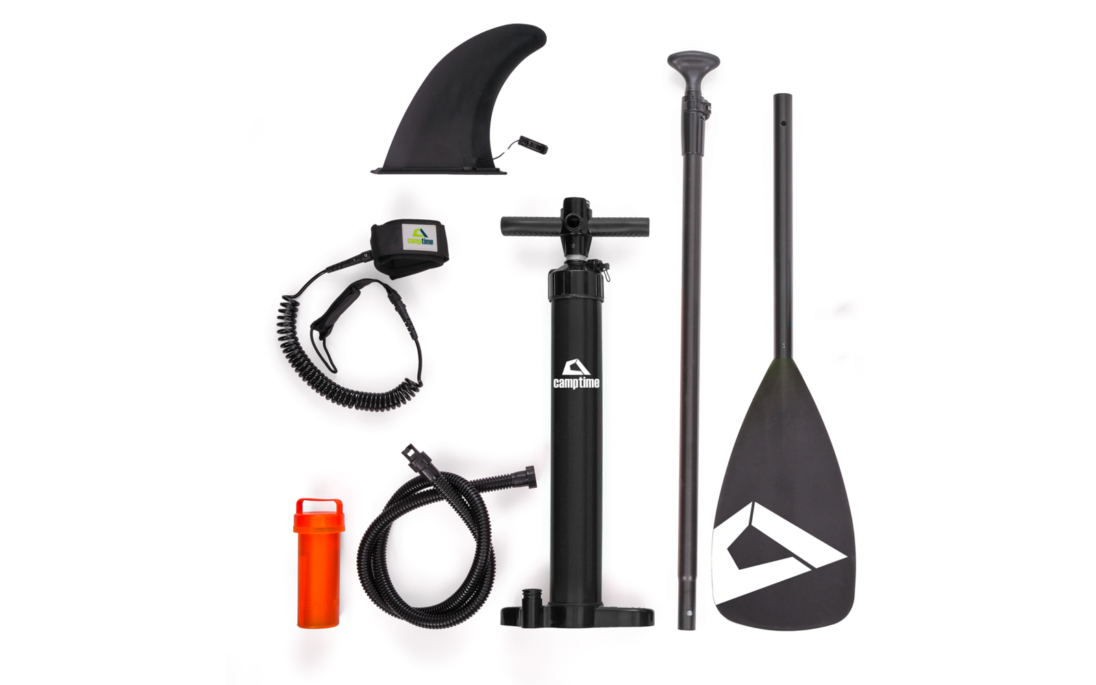 Camptime Naos 10.0 SUP Set aufblasbares Stand Up Paddling-Board inkl. Paddel und Luftpumpe