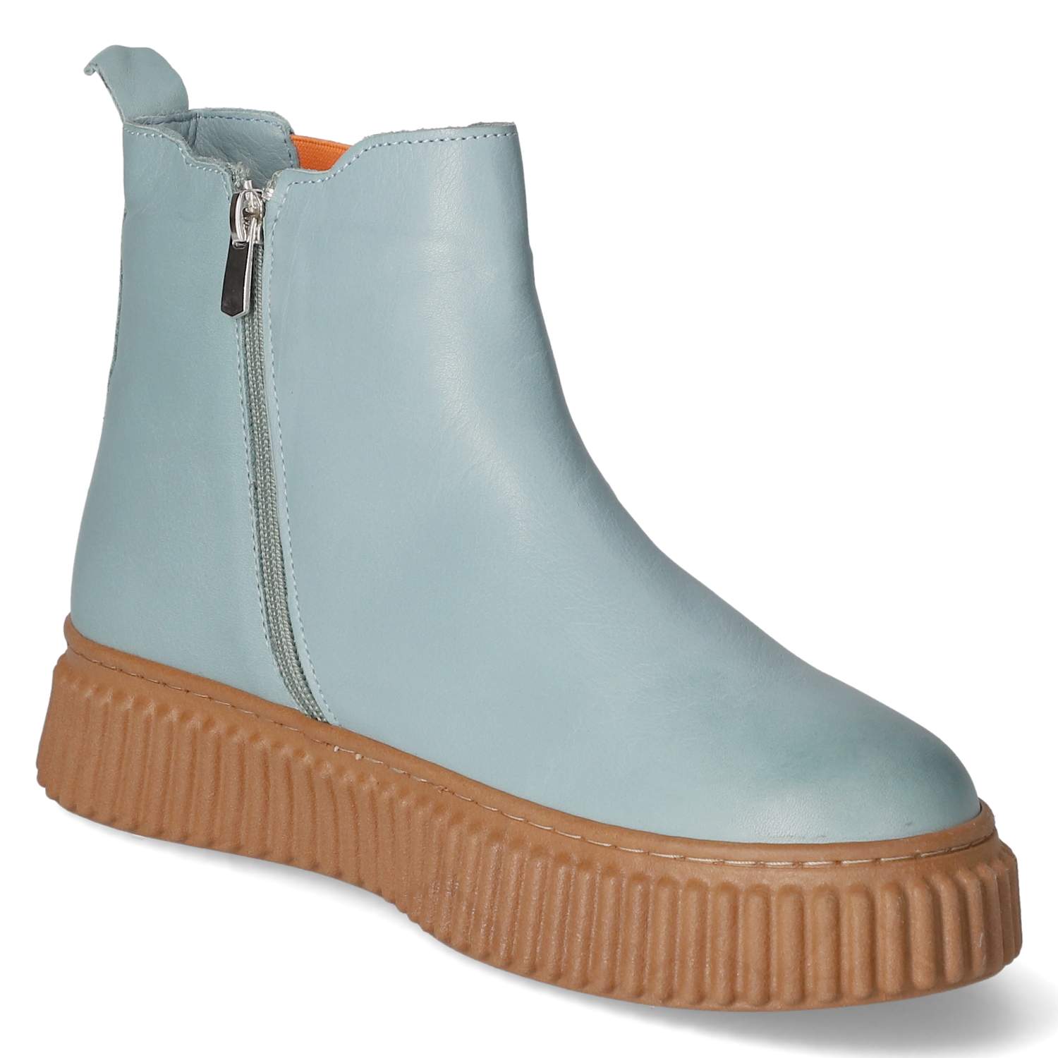 Andrea Conti Stiefeletten - petrol/orange