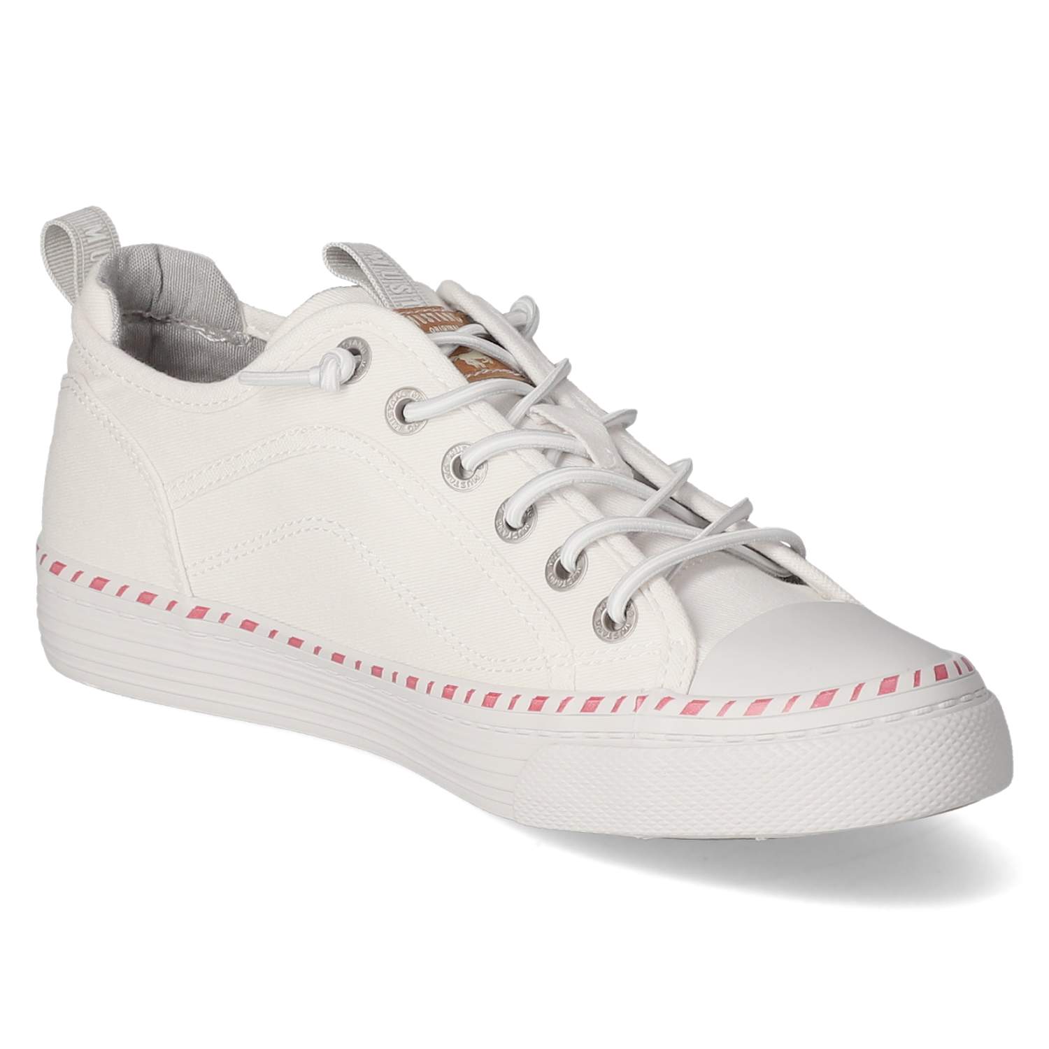 Mustang Low Sneaker - weiss