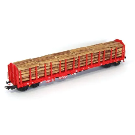 PIKO - Stammholztransportwagen Roos-t642 mit Holzladung