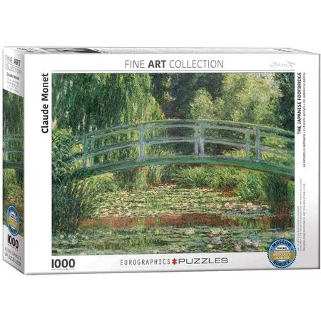 Eurographics Japanische Brücke von Claude Monet, 1000 Teile