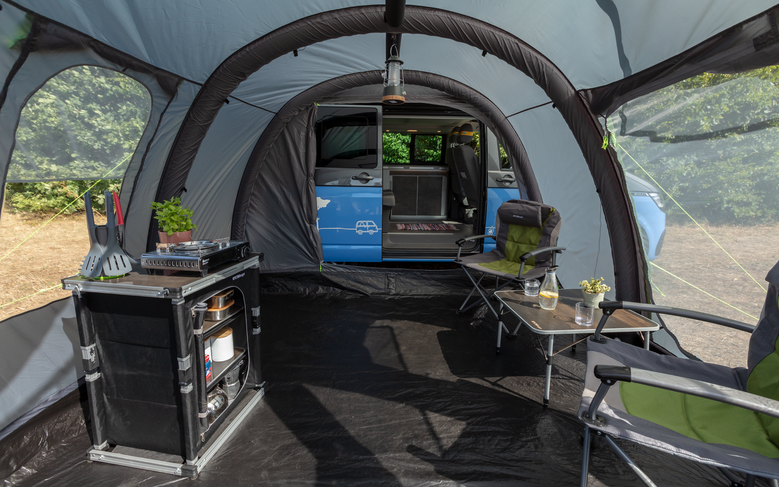 Berger Touring Air Luftvorzelt für Campingbus mit aufblasbarem Gestänge