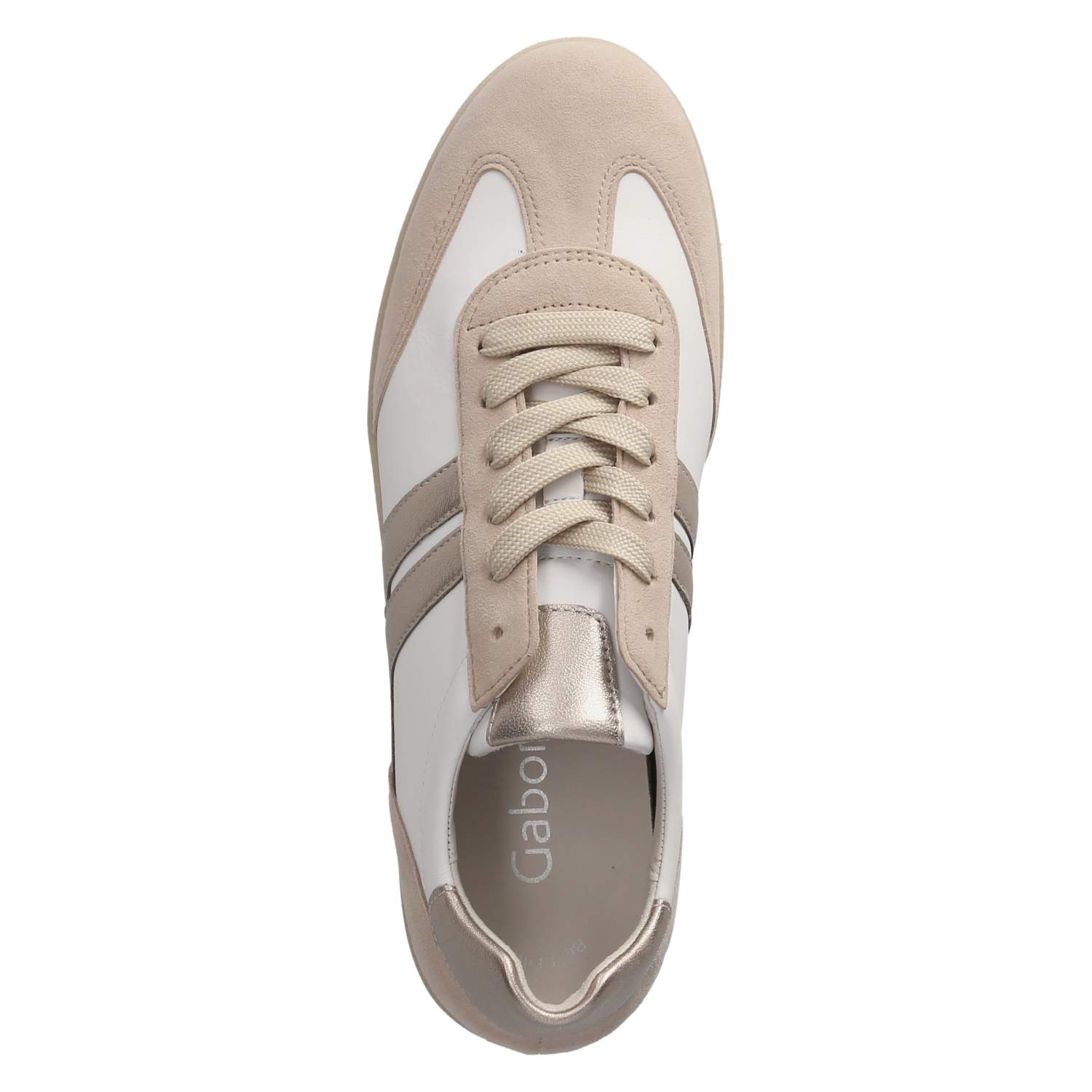 Gabor Low Sneaker - oak/weiss/puder
