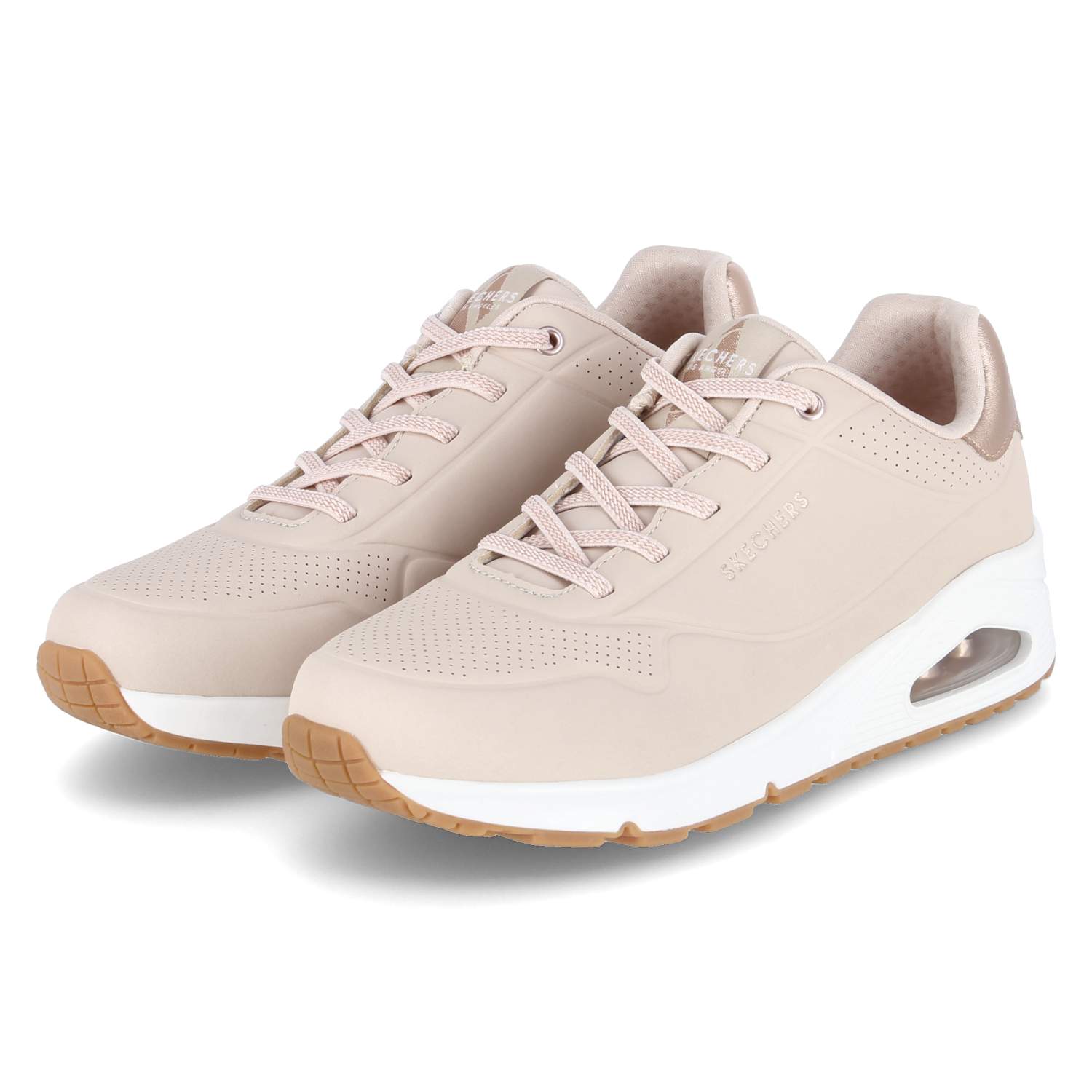 Skechers Low Sneaker UNO SHIMMER AWAY - natural
