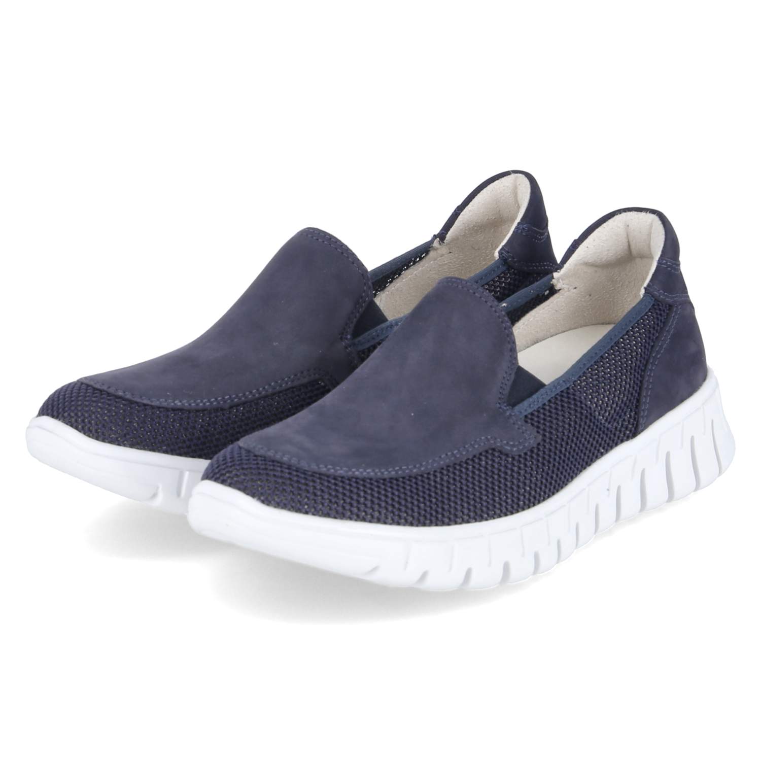 Waldläufer Slipper H-BIRDY - marine blue