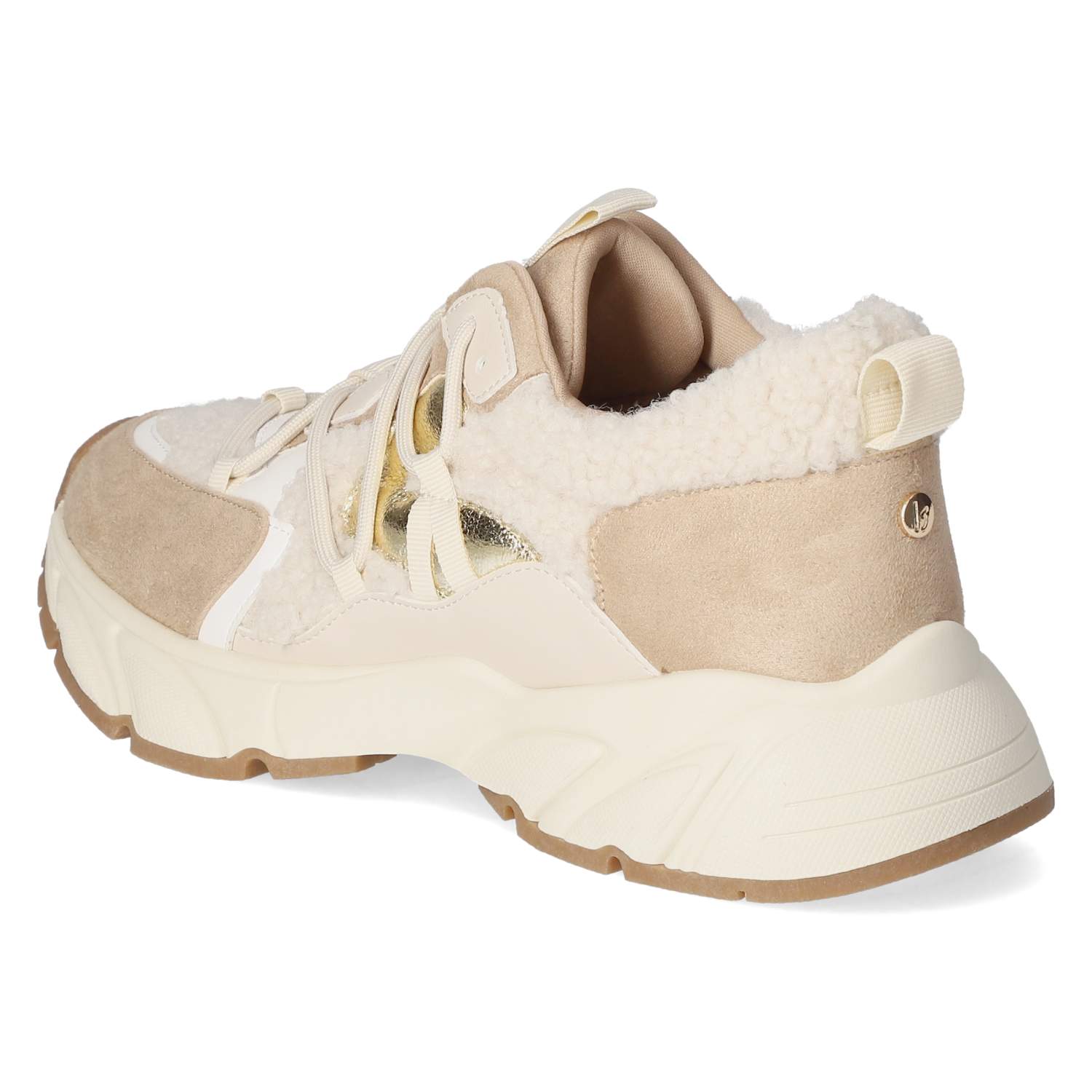 La Strada Sneaker - taupe/white