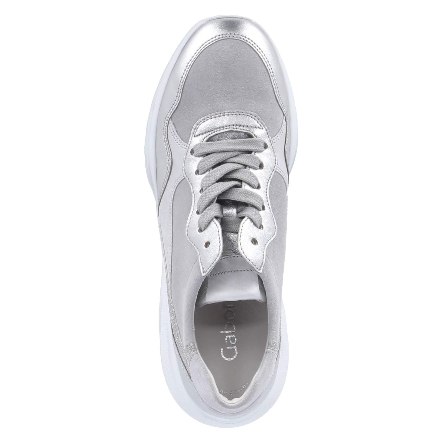 Gabor Low Sneaker - silber kombi