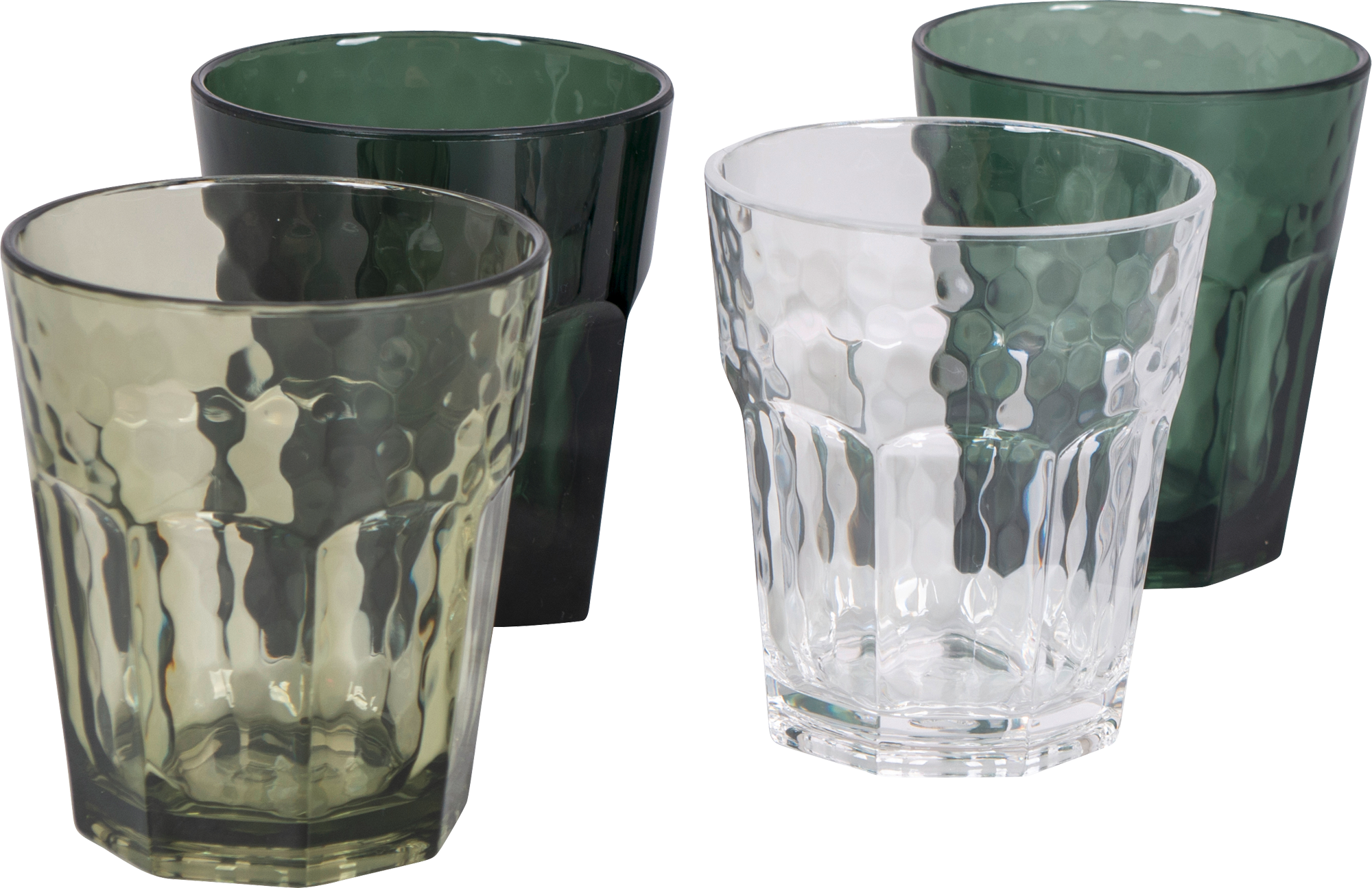 Bo-Camp Tinkglas Mix&Match 4st 200 ml grau