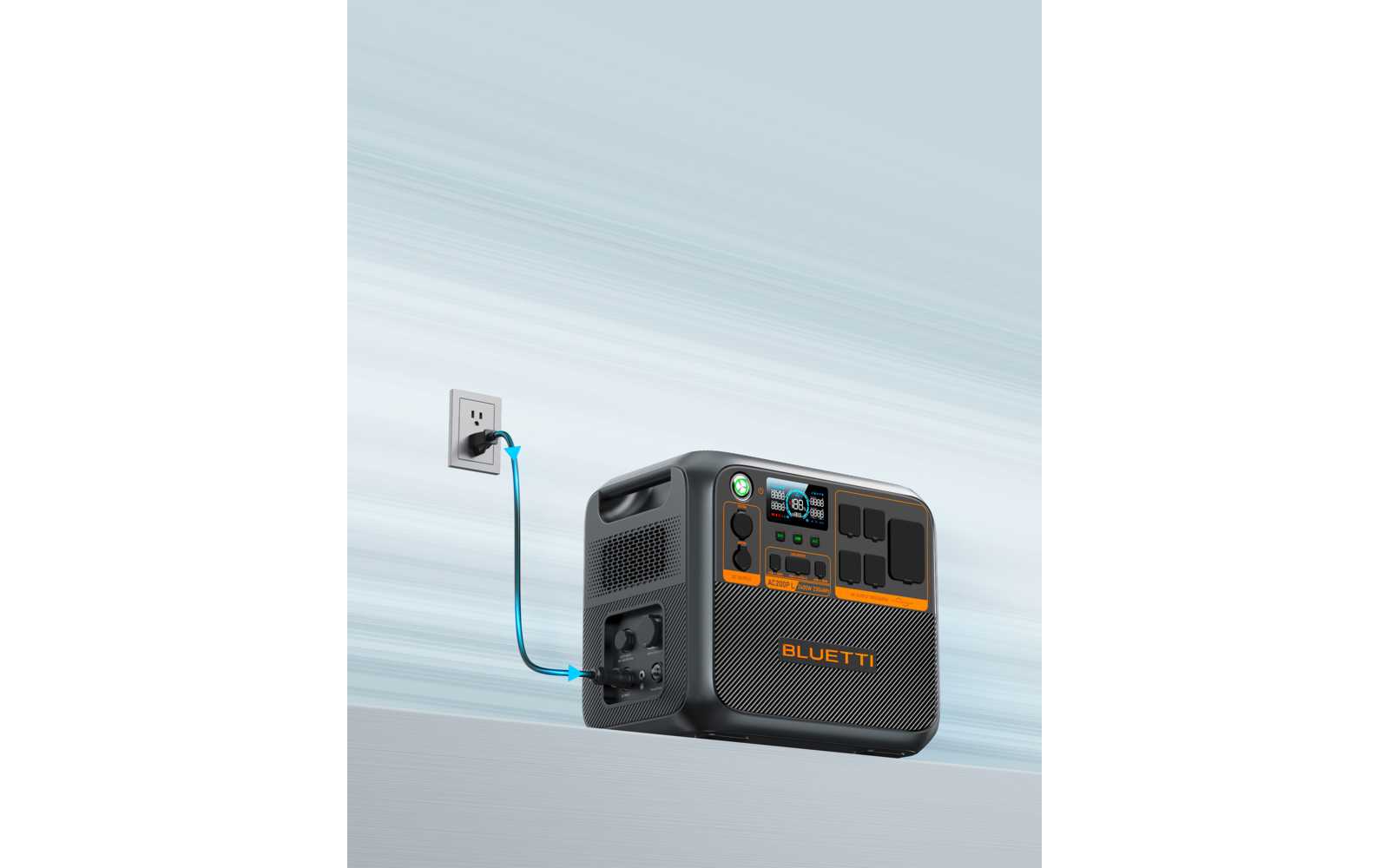 BLUETTI Portable Power Station AC200P L-Black-EU