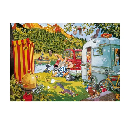 Jumbo Spiele Puzzle - Wasgij Retro Original 7, Bear Necessities! 1000 Teile