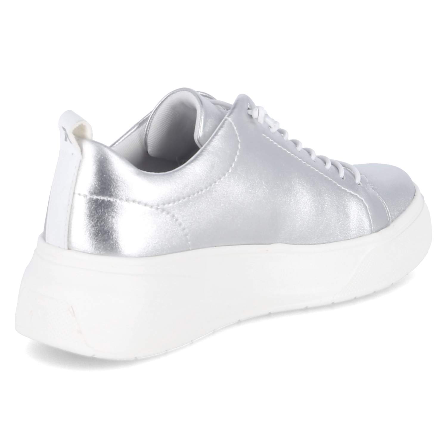 Rieker Low Sneaker - silber/platin