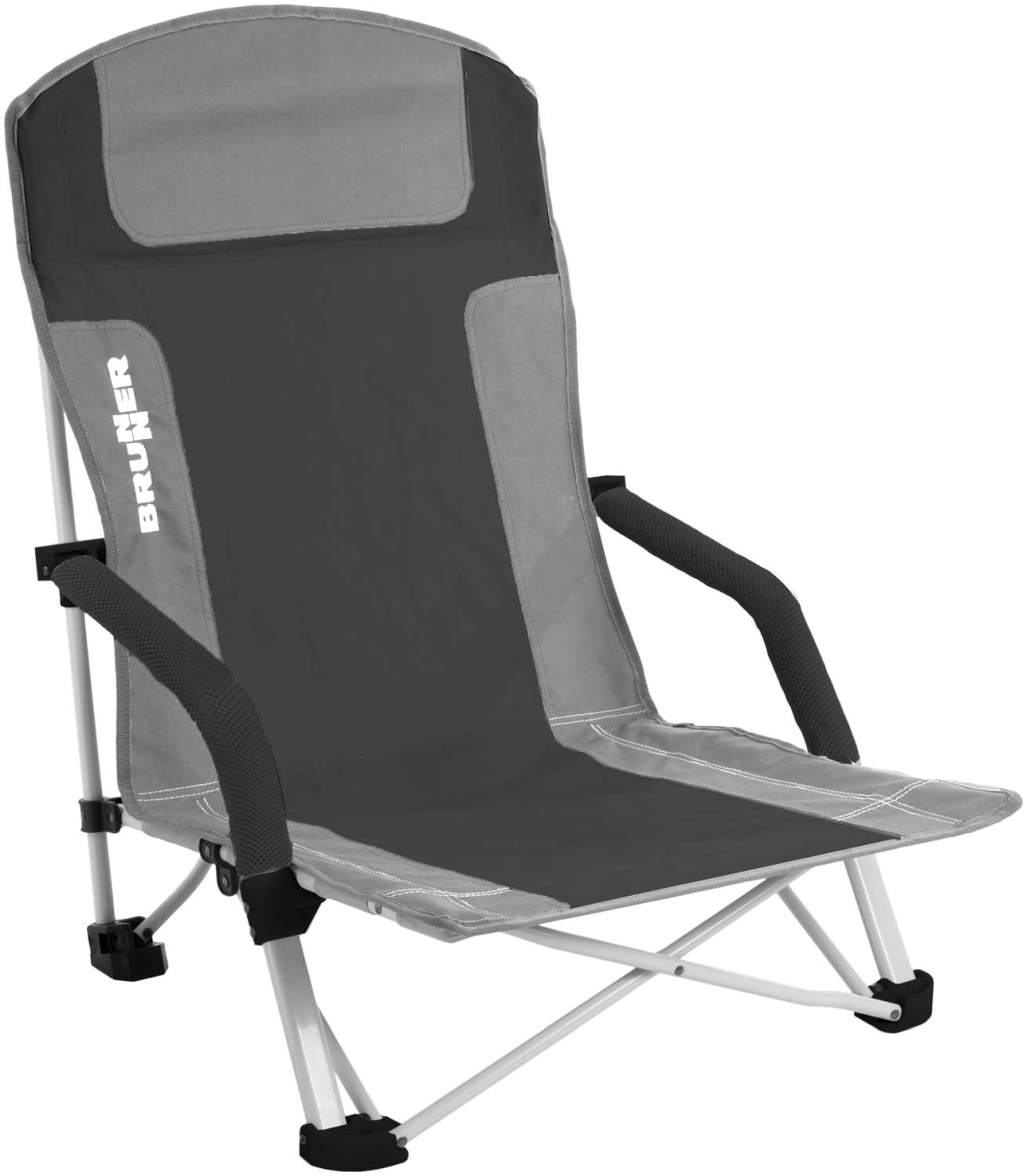 Brunner Bula Strandstuhl schwarz/grau